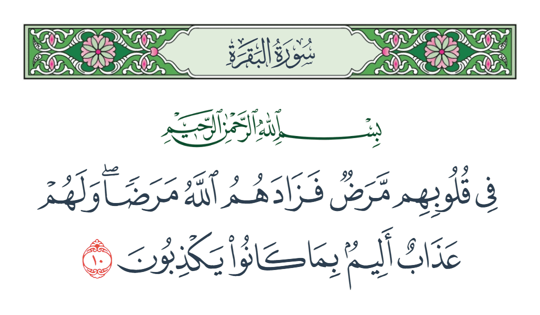  سورة البقرة الآية رقم 10