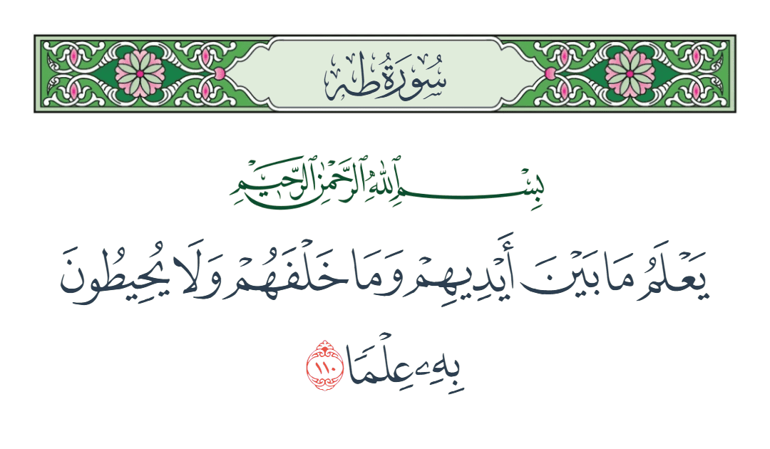  سورة طه الآية رقم 110