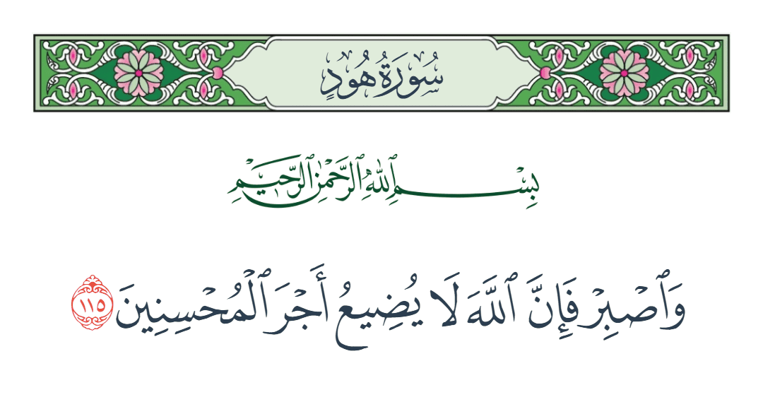  سورة هود الآية رقم 115