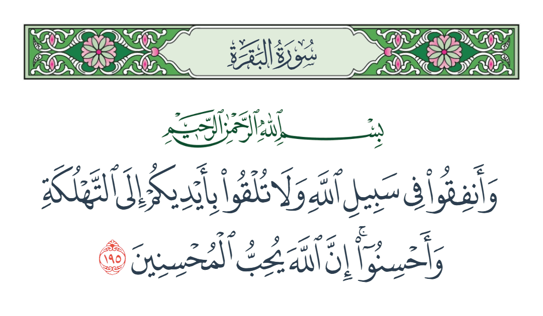  سورة البقرة الآية رقم 195