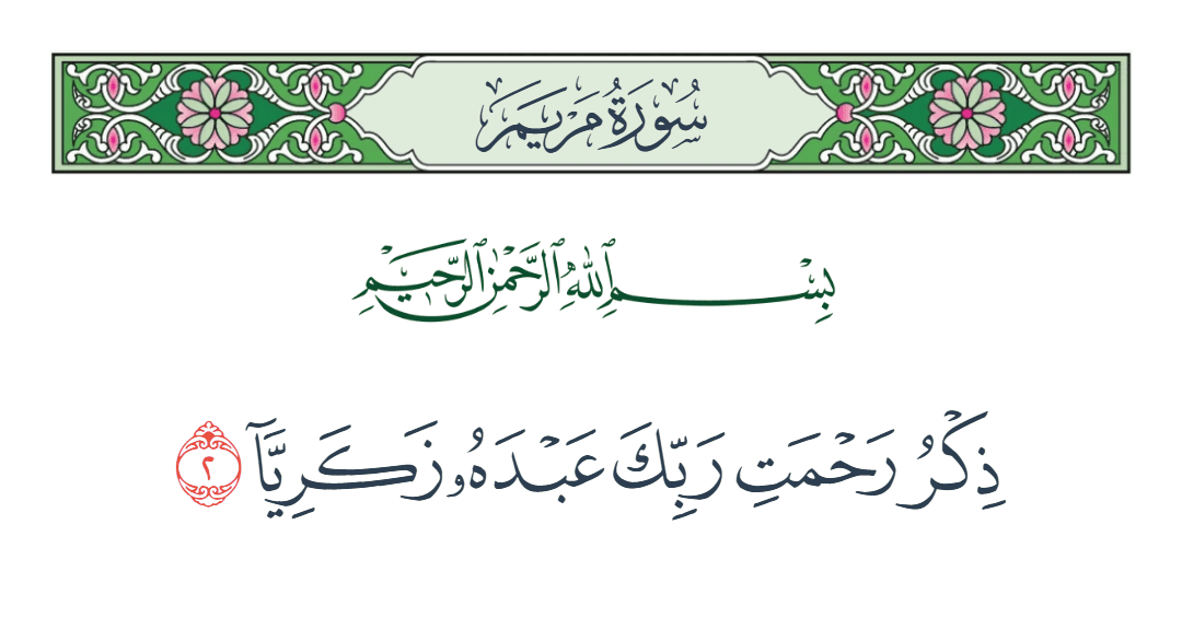  سورة مريم الآية رقم 2