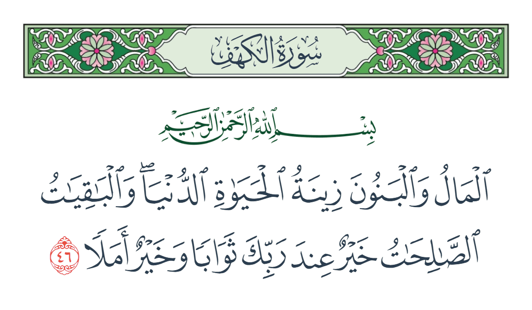  سورة الكهف الآية رقم 46