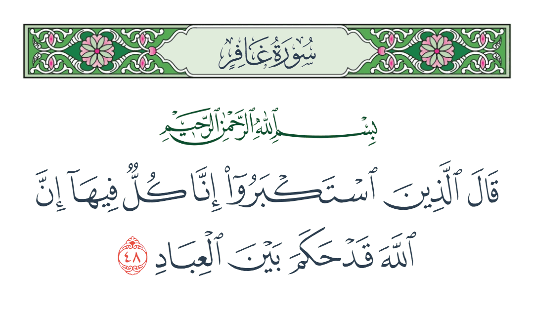  سورة غافر الآية رقم 48