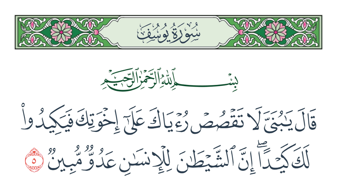 سورة يوسف الآية رقم 5