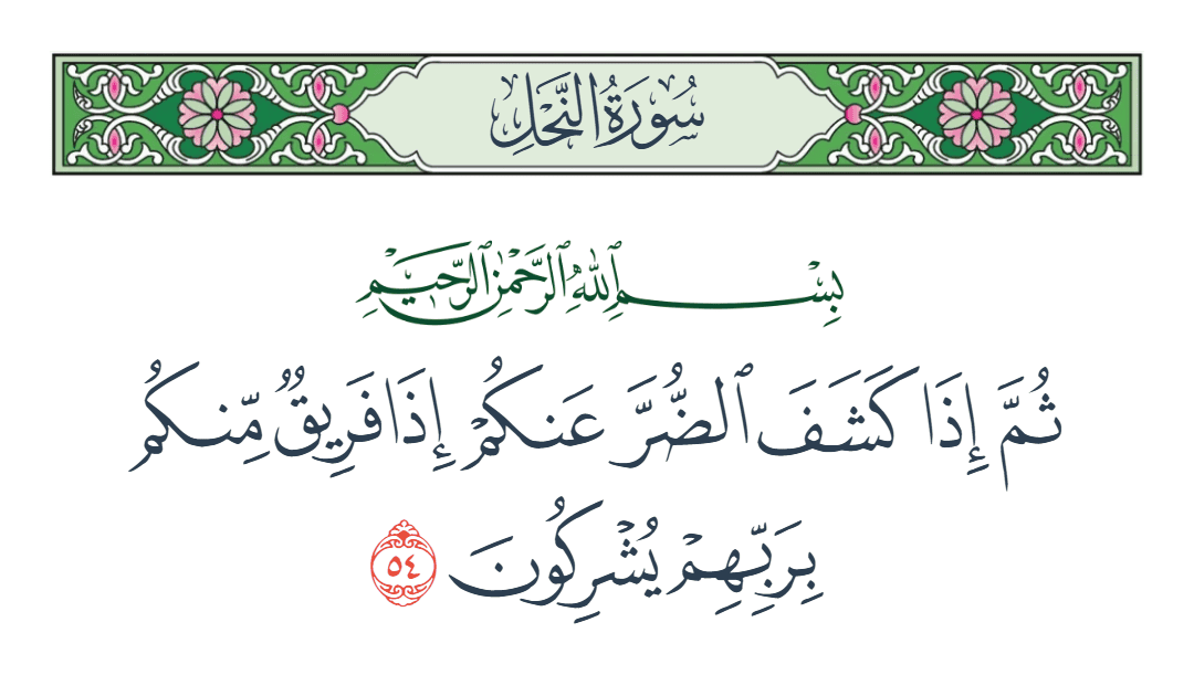  سورة النحل الآية رقم 54