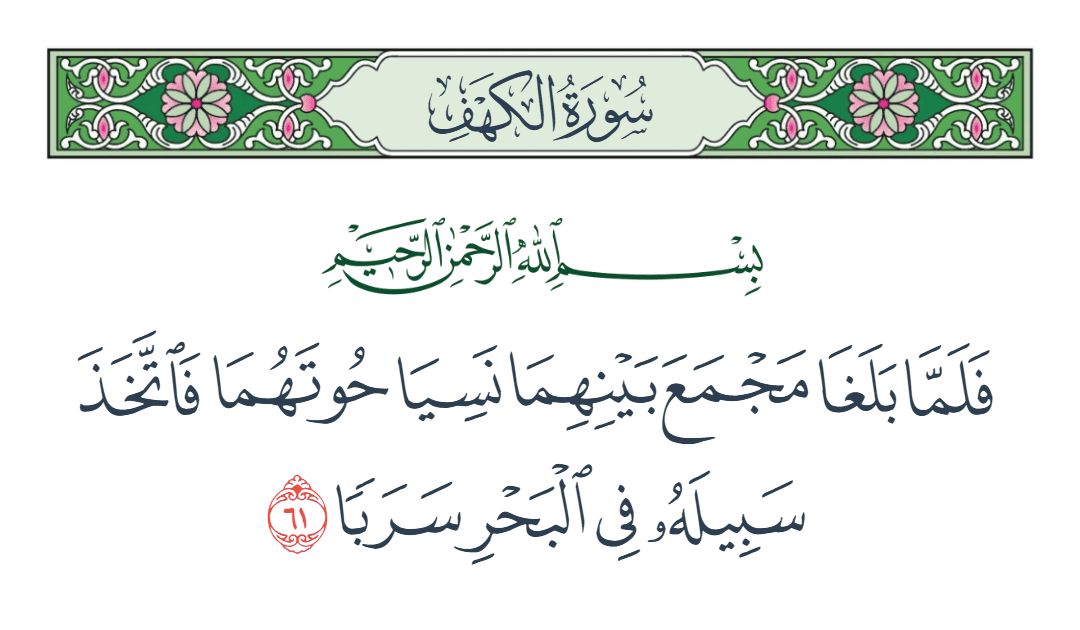  سورة الكهف الآية رقم 61