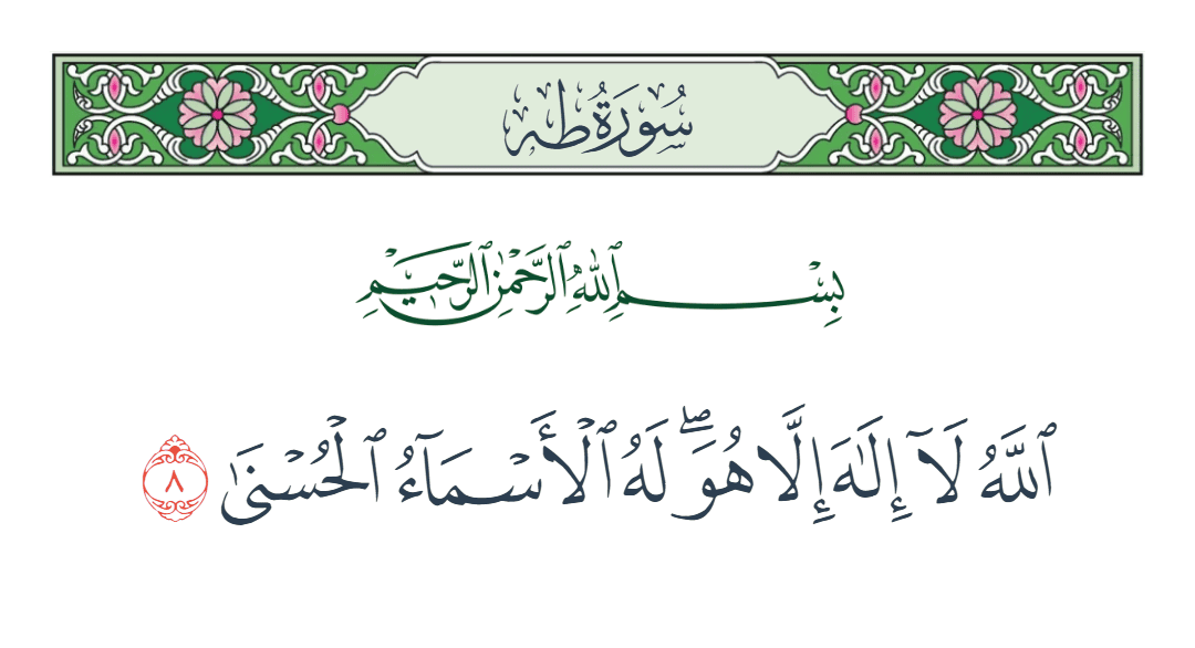  سورة طه الآية رقم 8