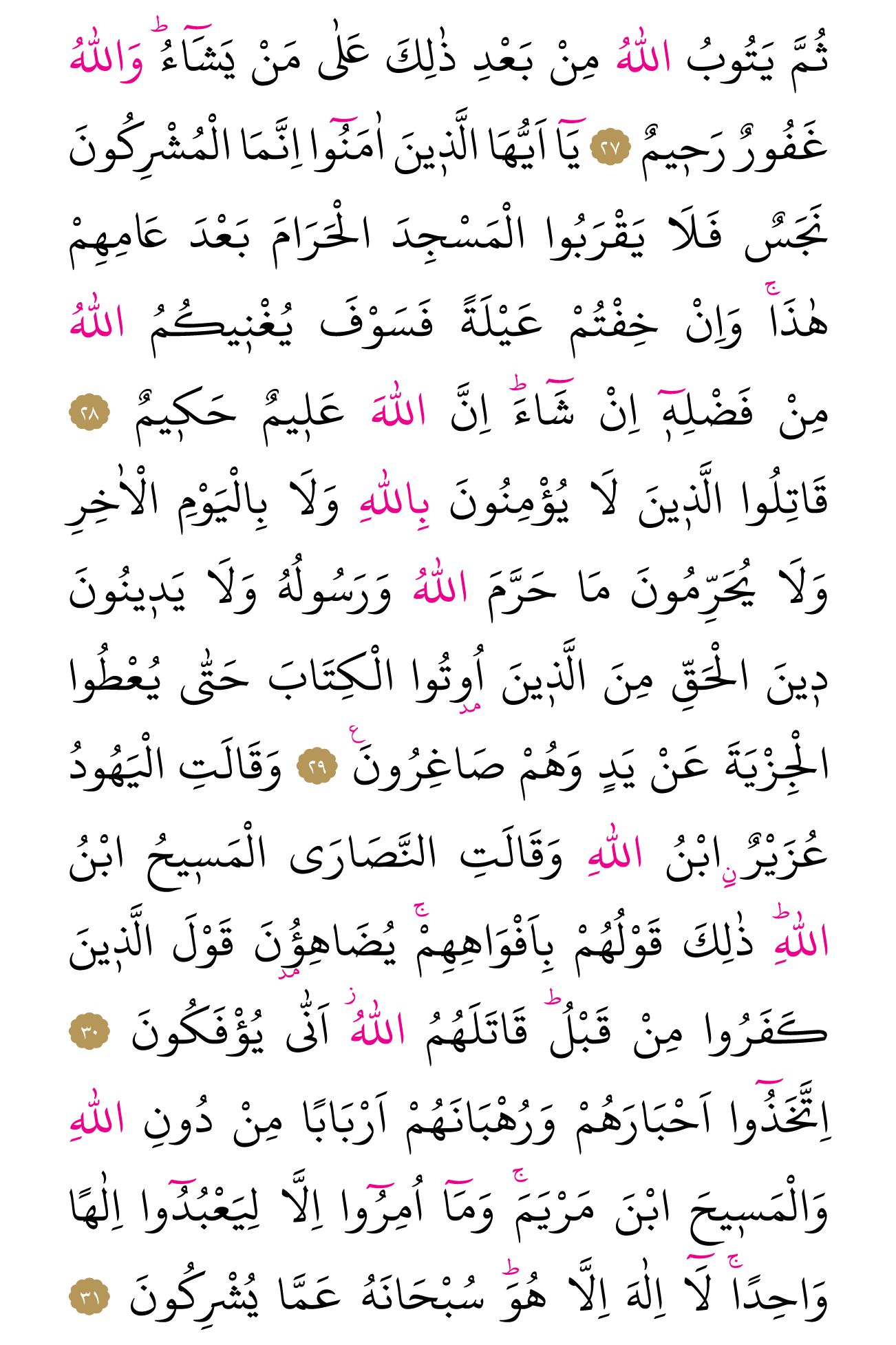 Kur'an'ın 190. cüzü