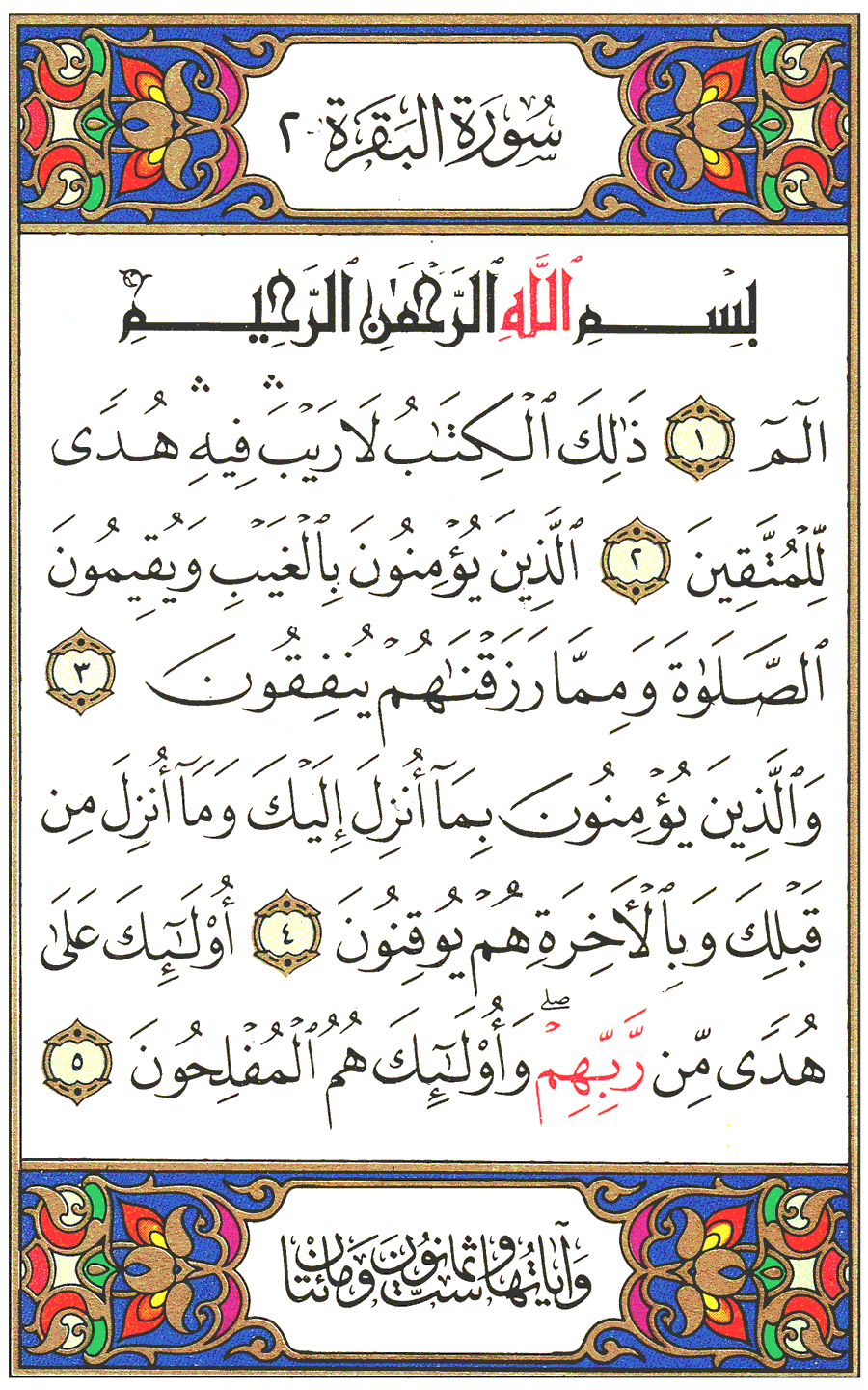 Surah Al-Baqarah  