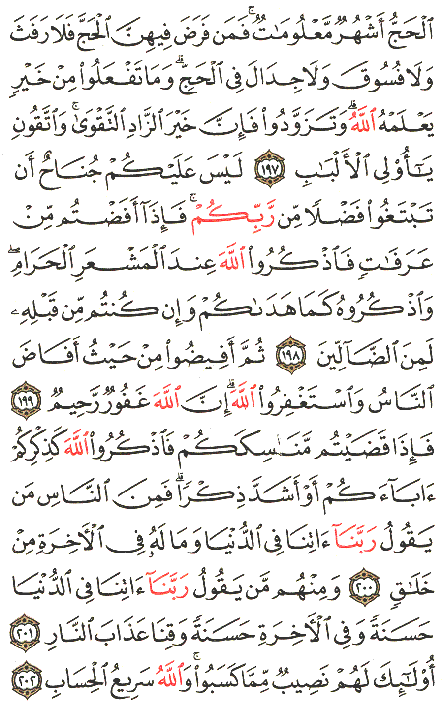 الصفحة رقم  31 من القرآن الكريم مكتوبة من المصحف