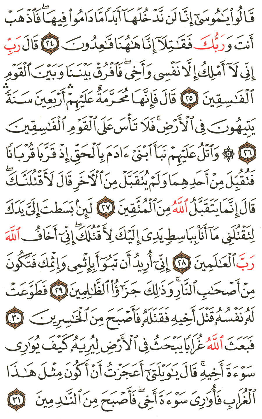 Page No 112  The Noble Quran  