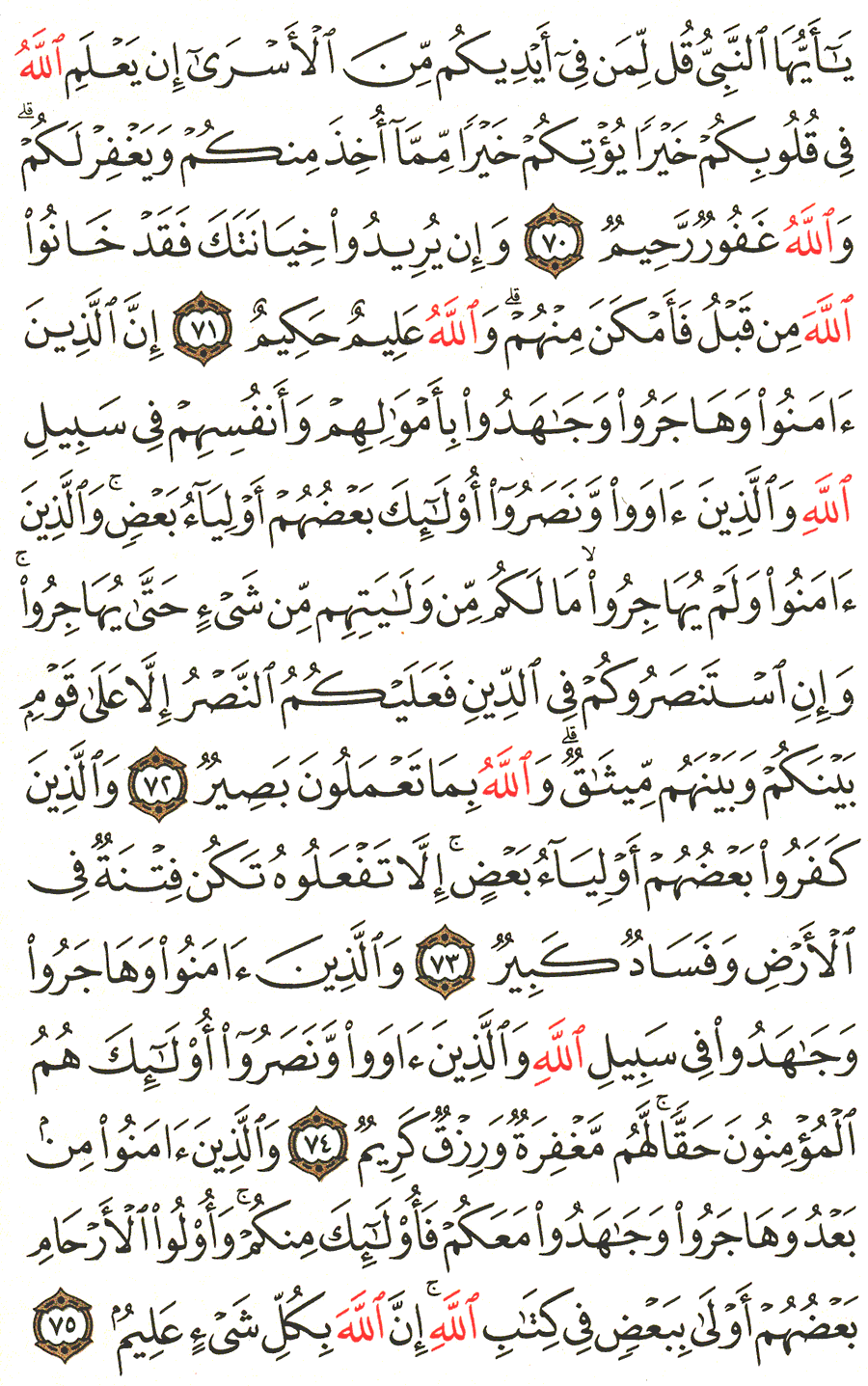 الصفحة رقم 186 من القرآن الكريم مكتوبة من المصحف