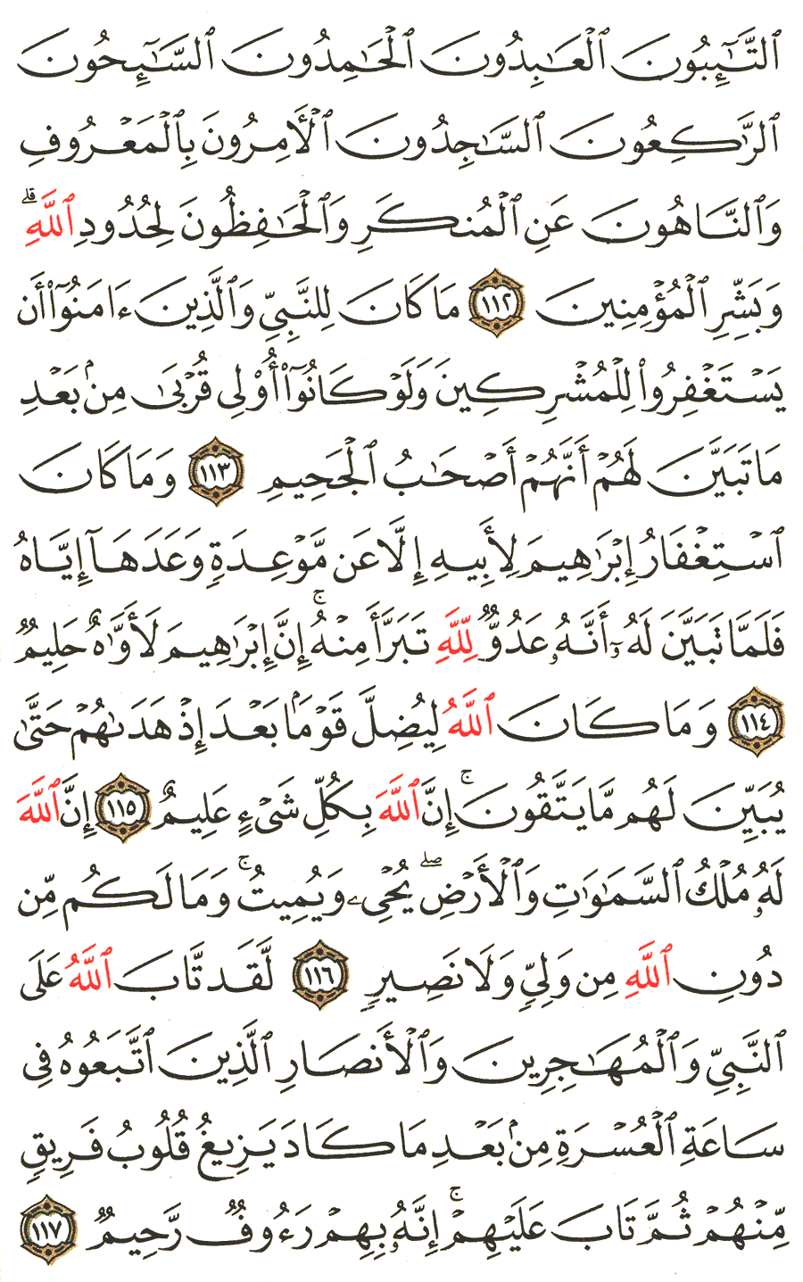 Page No 205  The Noble Quran  