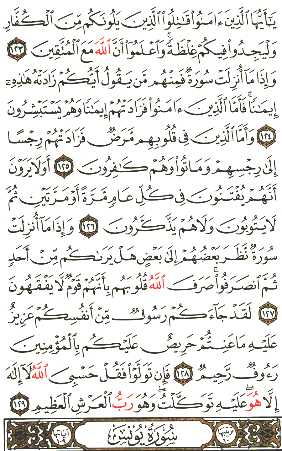 Page No 207  The Noble Quran  