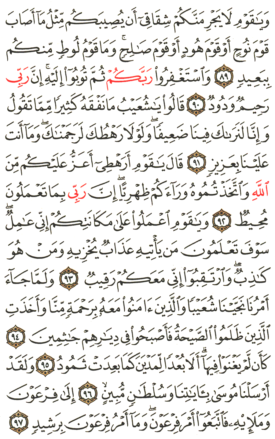 Page No 232   The Noble Quran  