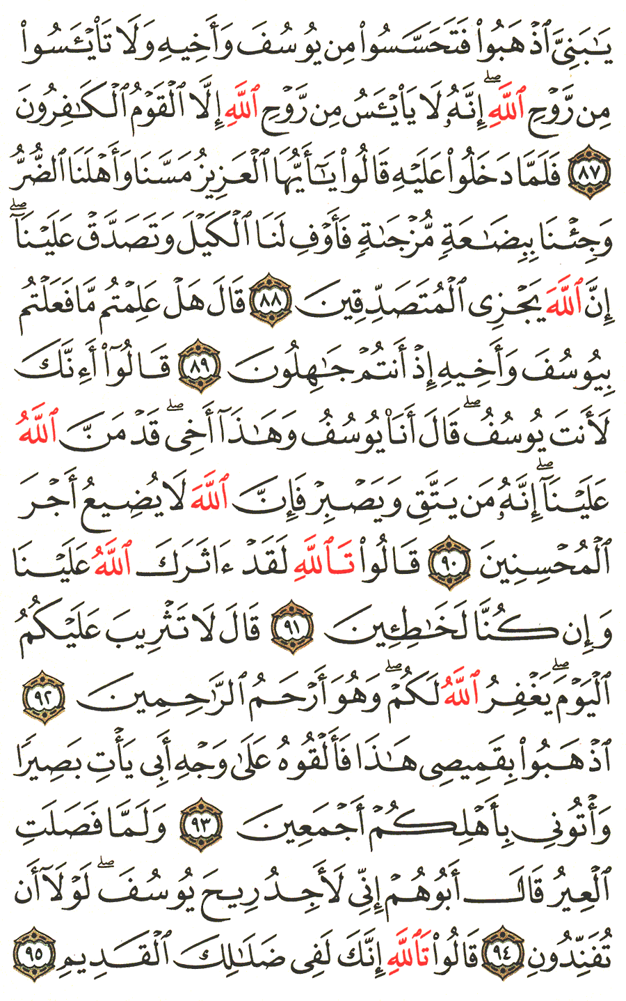 Page No 246   The Noble Quran  