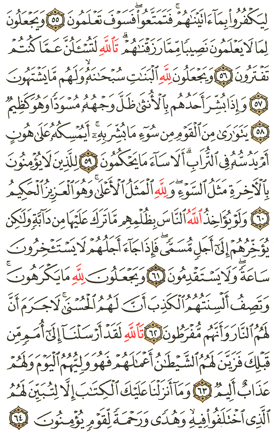 Page No 273   The Noble Quran  