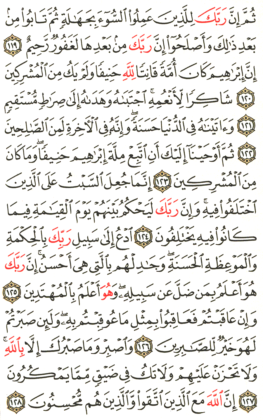 Page No 281   The Noble Quran  