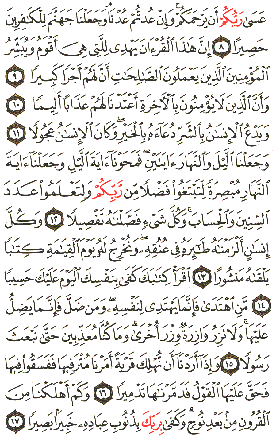 Page No 283   The Noble Quran  