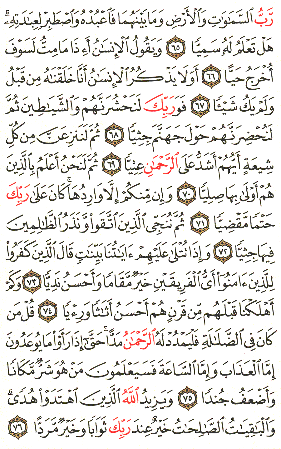 Page No 310   The Noble Quran  
