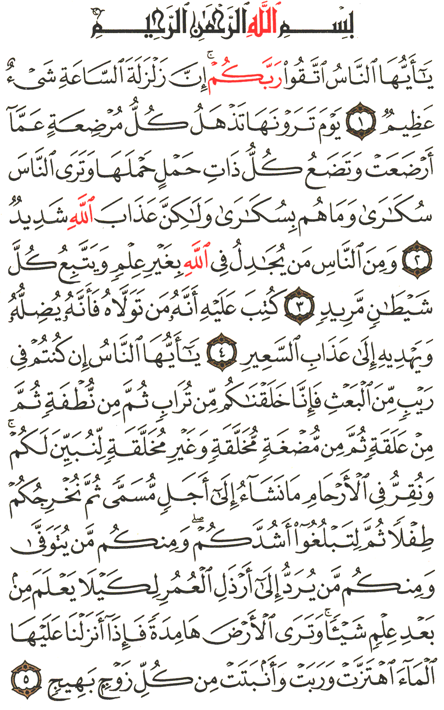 Page No 332   The Noble Quran  