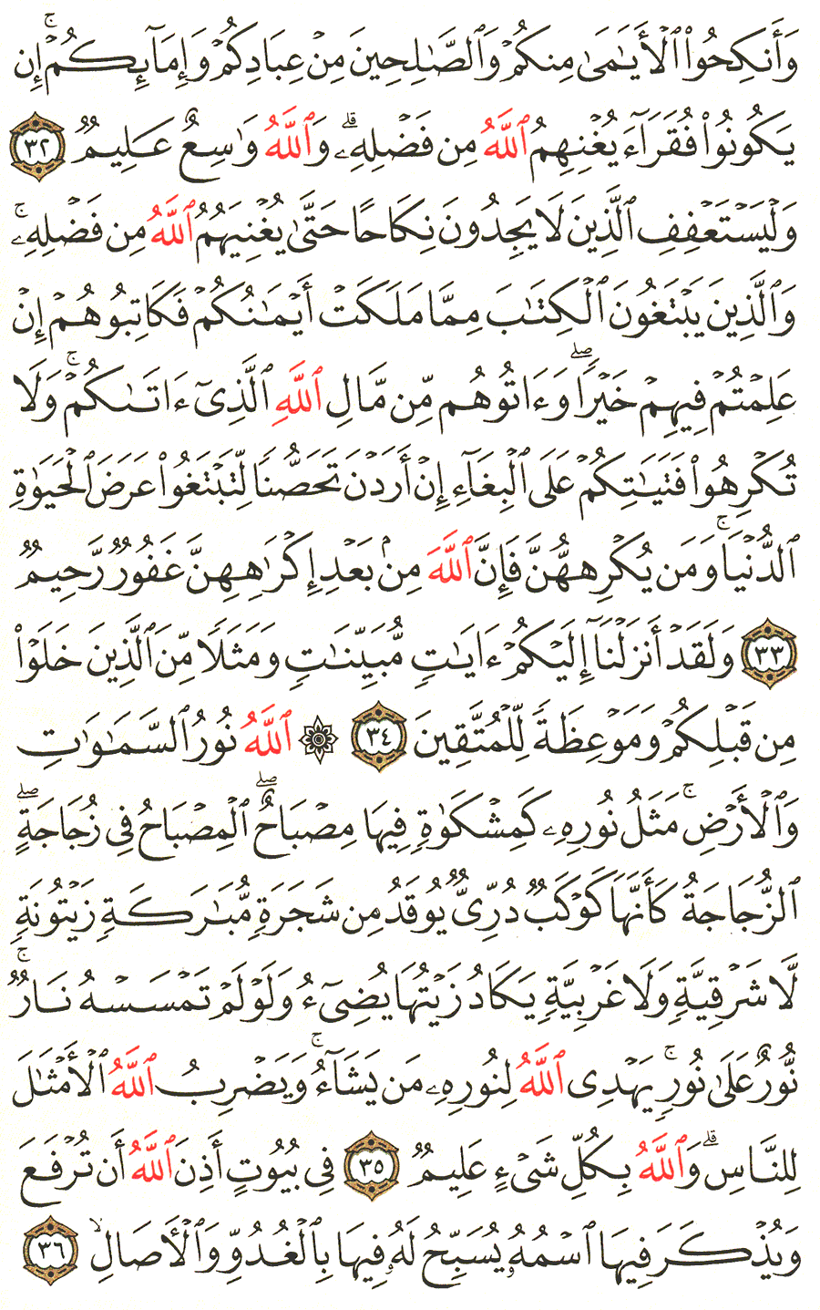 الصفحة 354 من القرآن الكريم