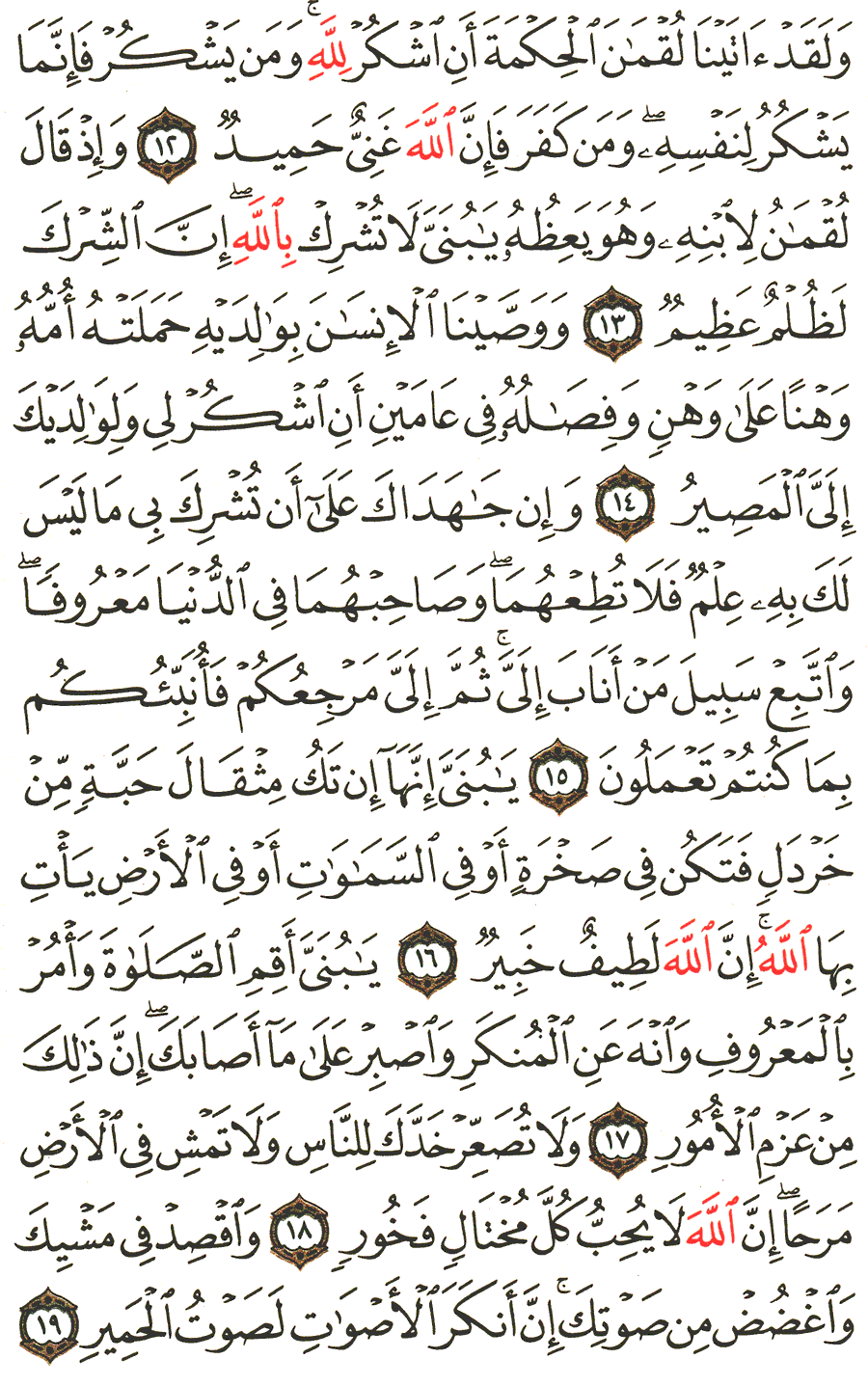 Page No 412  The Noble Quran  