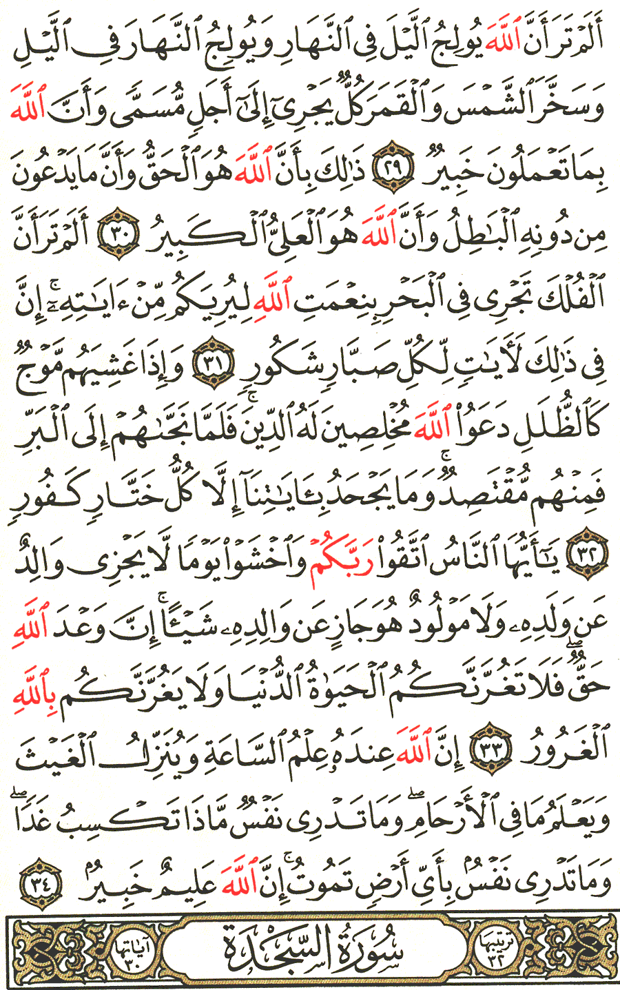 الصفحة رقم 414 من القرآن الكريم مكتوبة من المصحف