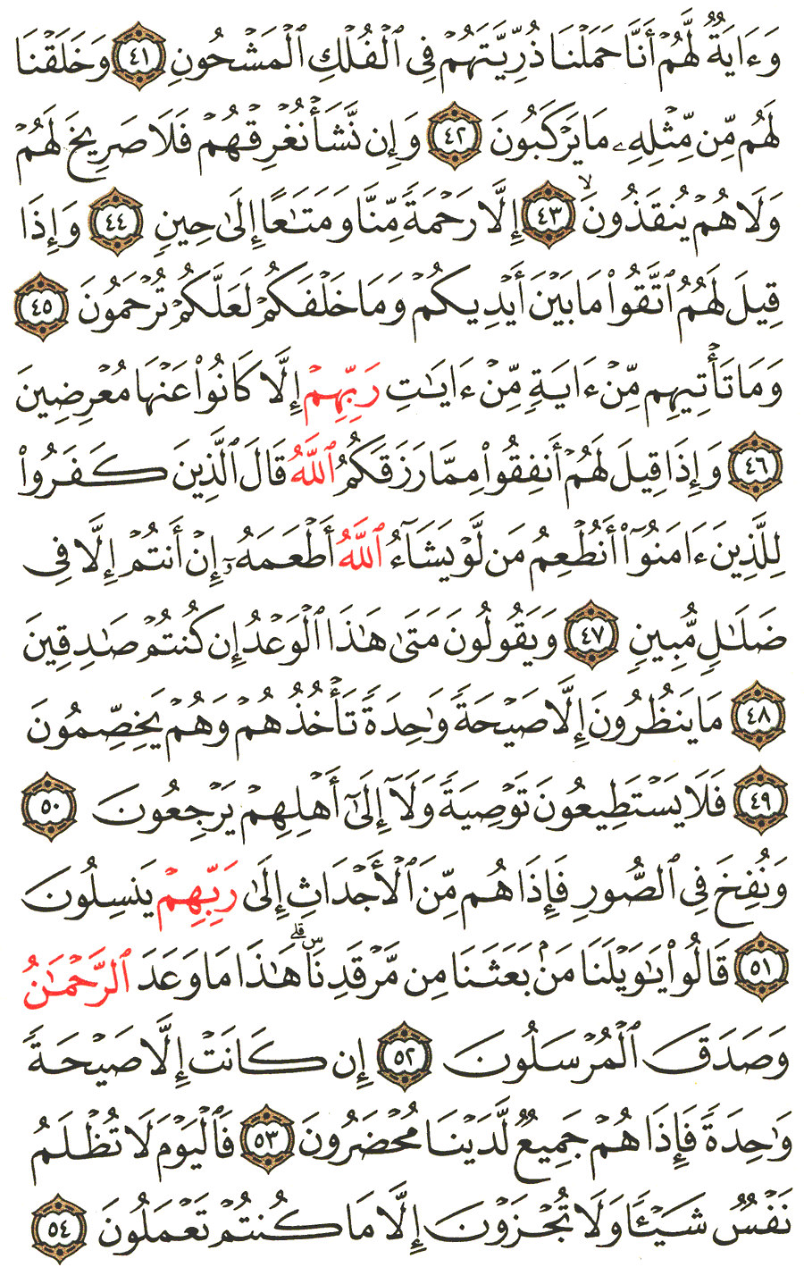 الصفحة رقم 443 من القرآن الكريم مكتوبة من المصحف