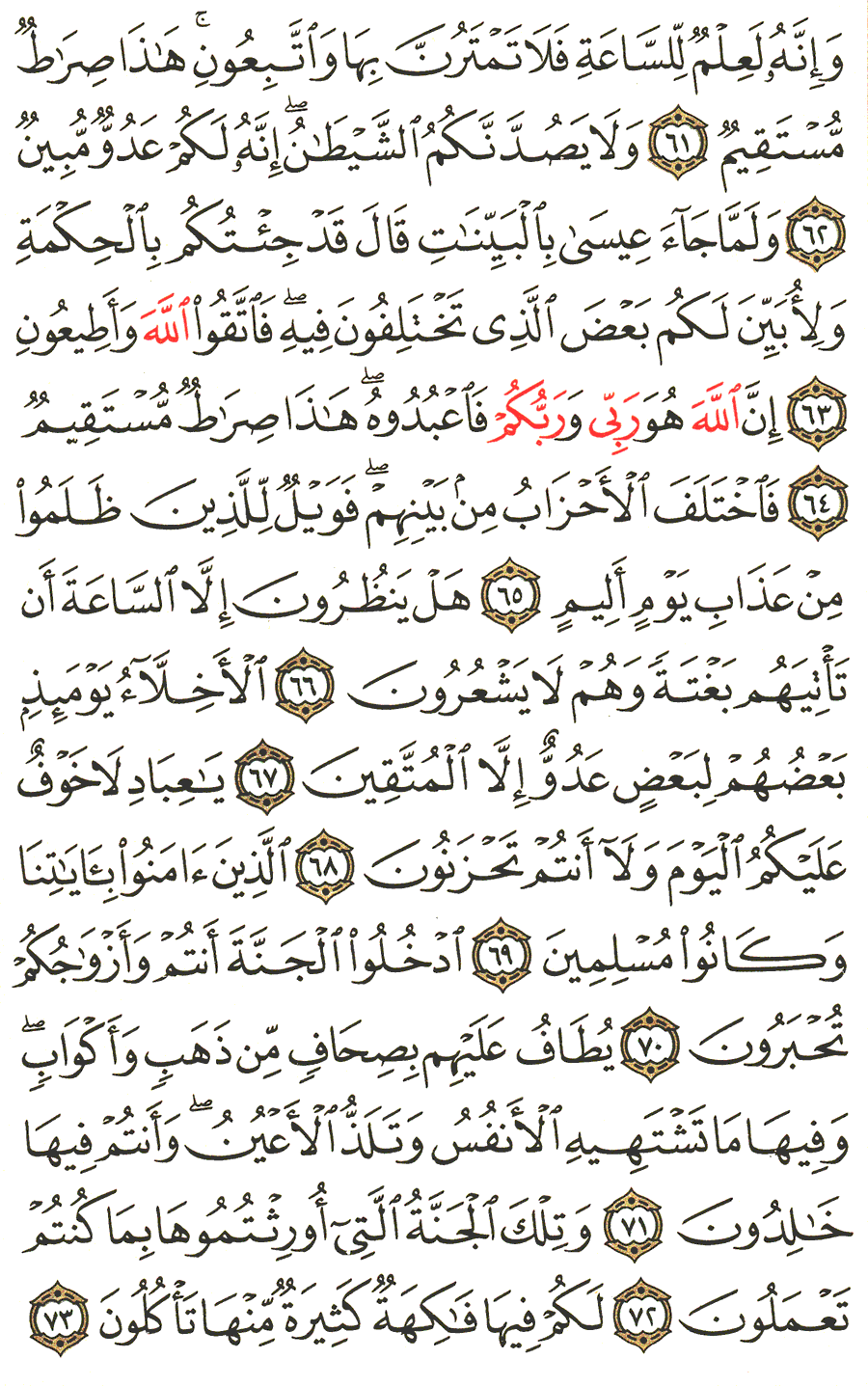 Page No 494  The Noble Quran  