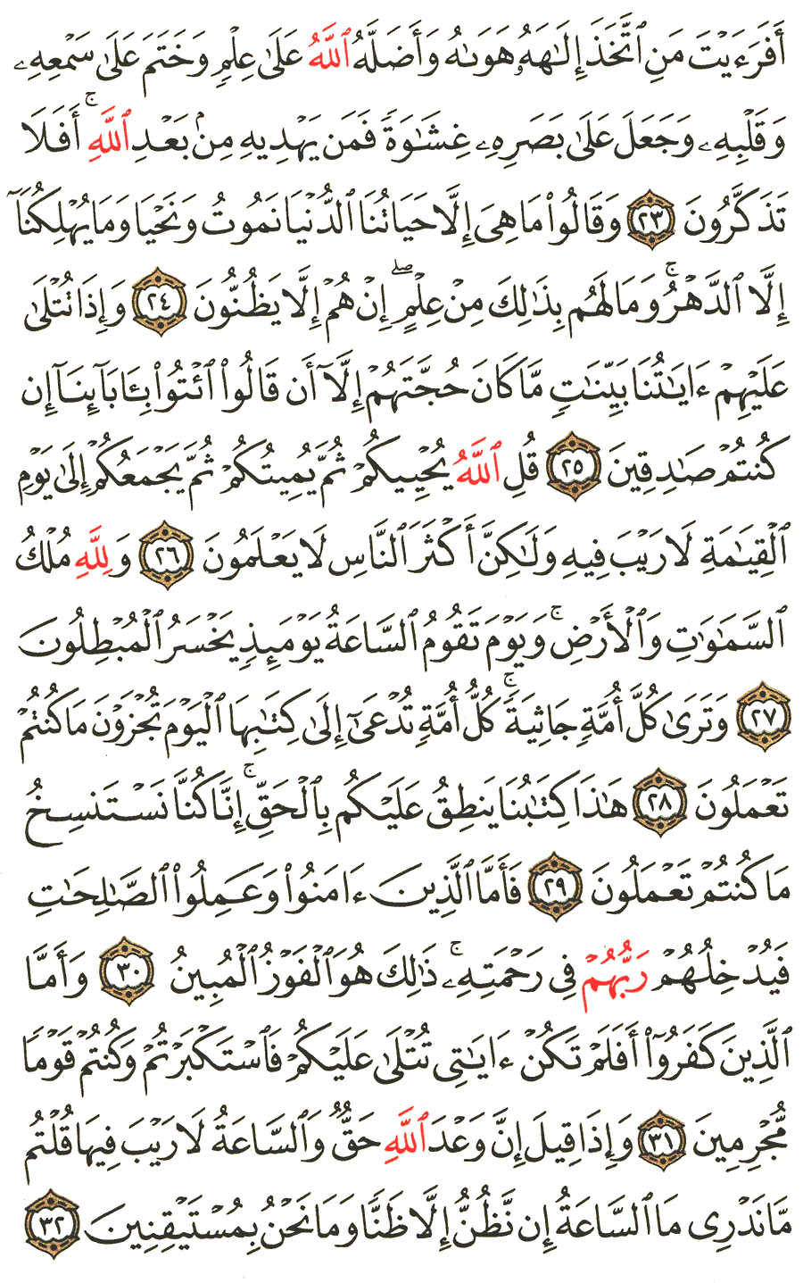 الصفحة رقم 501 من القرآن الكريم مكتوبة من المصحف