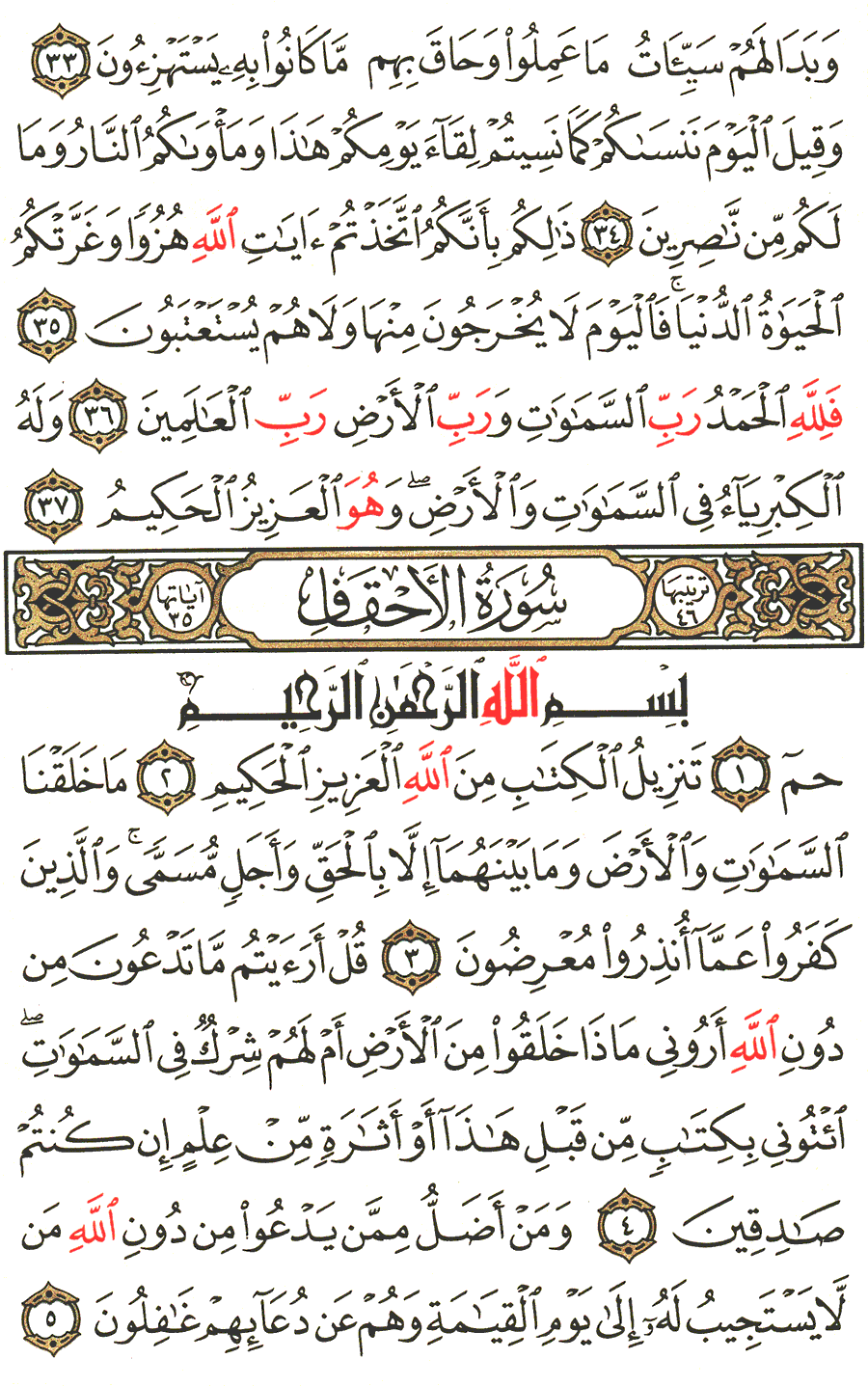 Page No 502  The Noble Quran  