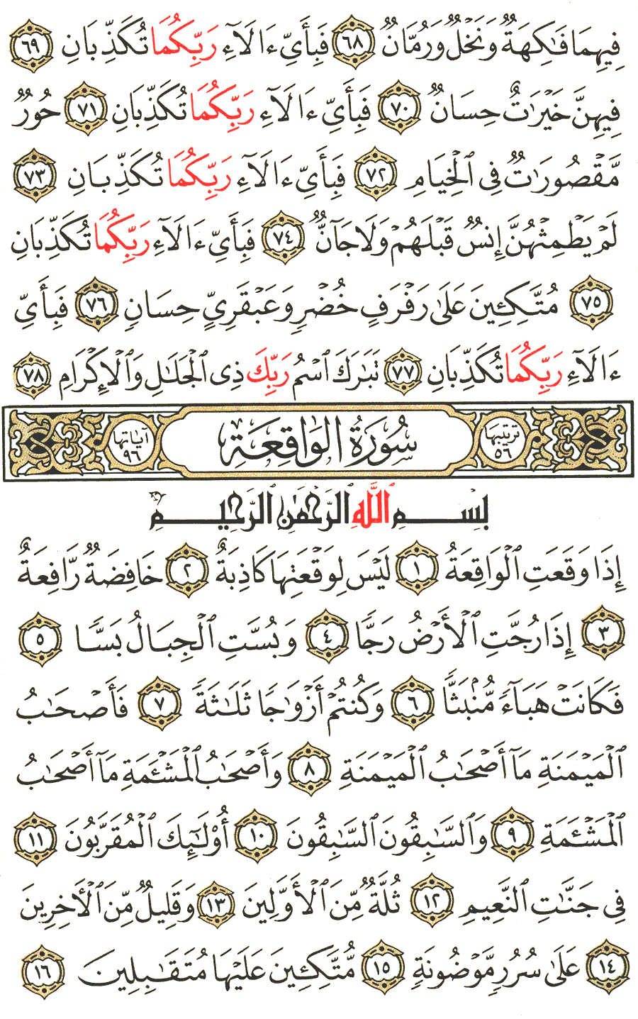 Page No 534  The Noble Quran  