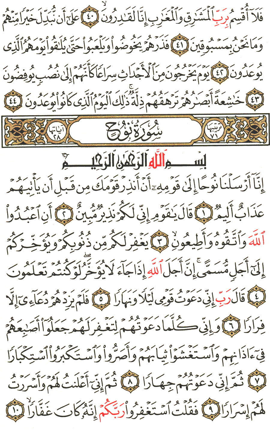 Page No 570  The Noble Quran  