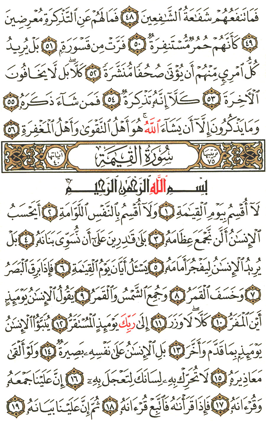 إلى 10 1 المدثر من سورة تفسير الاية