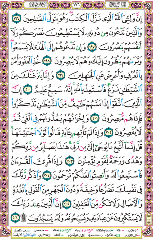 الصفحة رقم 176 من القرآن الكريم مكتوبة من المصحف