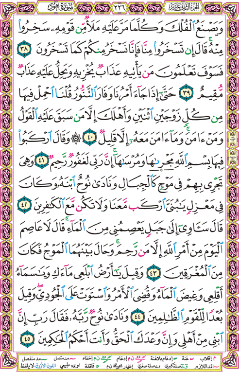 الصفحة رقم 226  من القرآن الكريم مكتوبة من المصحف