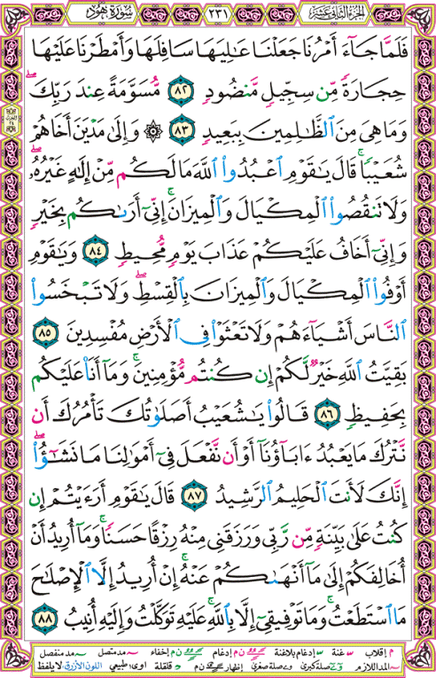 الصفحة رقم 231  من القرآن الكريم مكتوبة من المصحف