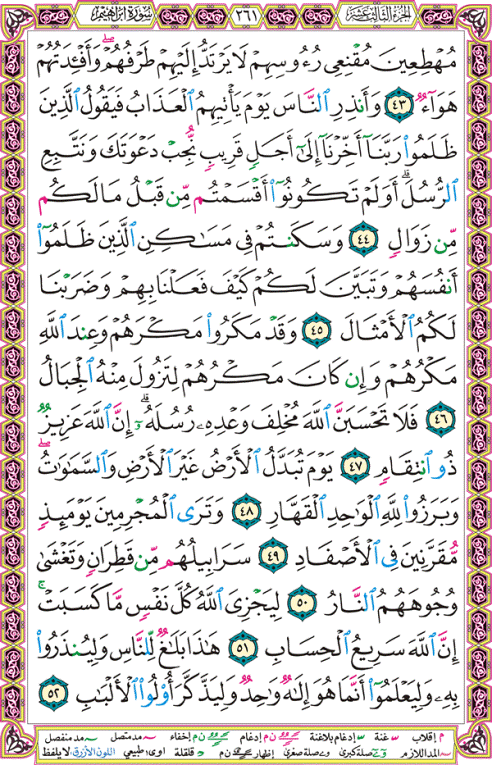 الصفحة رقم 261  من القرآن الكريم مكتوبة من المصحف