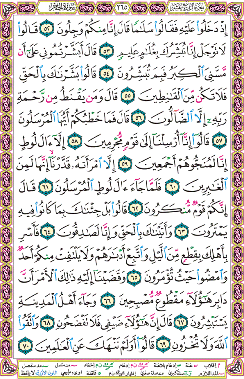 الصفحة رقم 265  من القرآن الكريم مكتوبة من المصحف