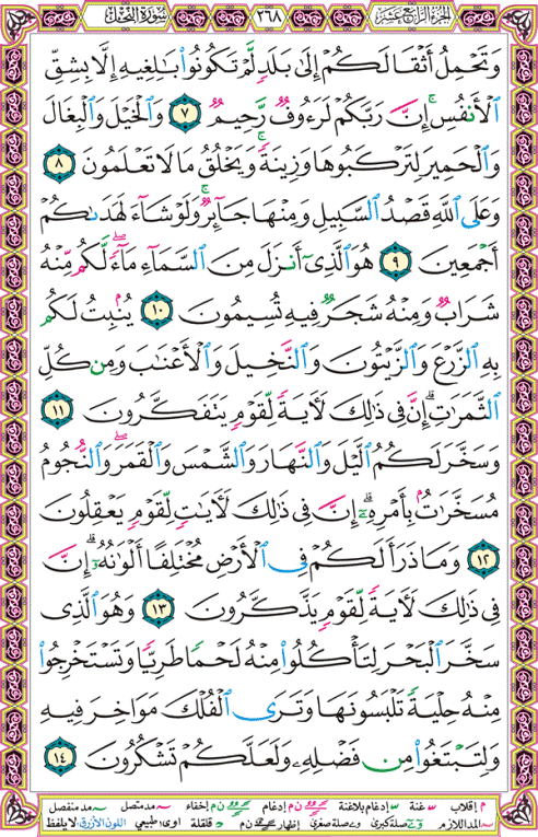 الصفحة رقم 268  من القرآن الكريم مكتوبة من المصحف