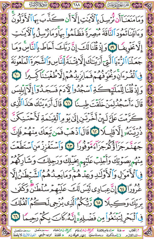 الصفحة رقم 288  من القرآن الكريم مكتوبة من المصحف