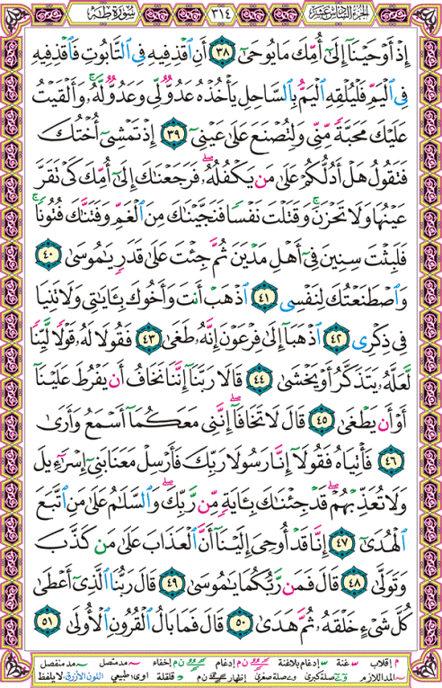 الصفحة رقم 314  من القرآن الكريم مكتوبة من المصحف