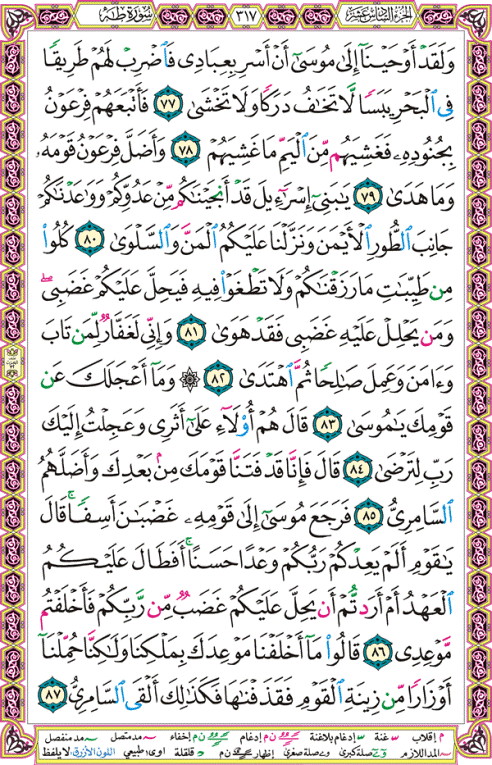 الصفحة رقم 317  من القرآن الكريم مكتوبة من المصحف