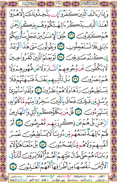 الصفحة رقم 325  من القرآن الكريم مكتوبة من المصحف