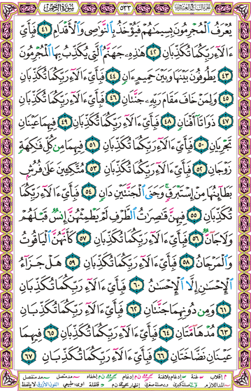 الصفحة رقم 533 من القرآن الكريم مكتوبة من المصحف