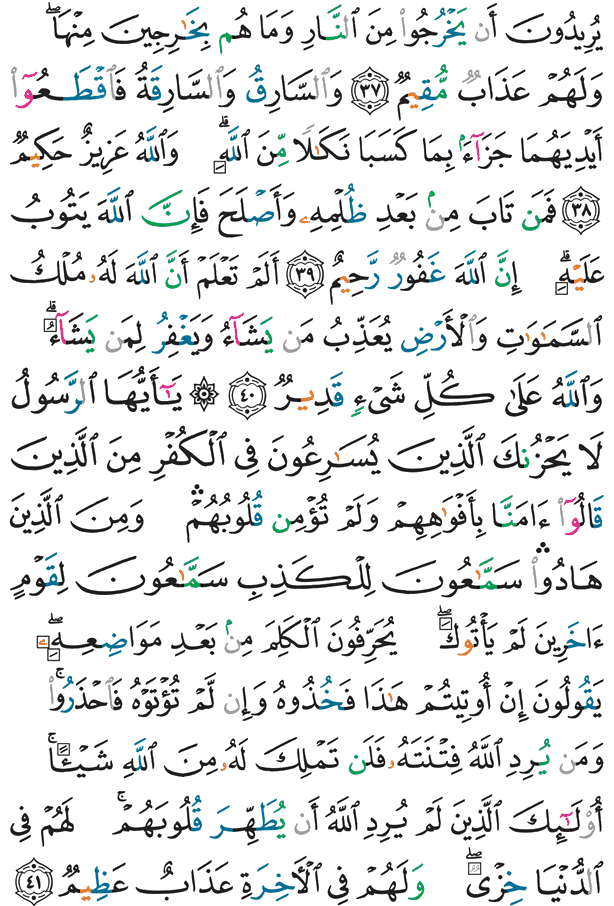 Священний Коран Сторінка 114