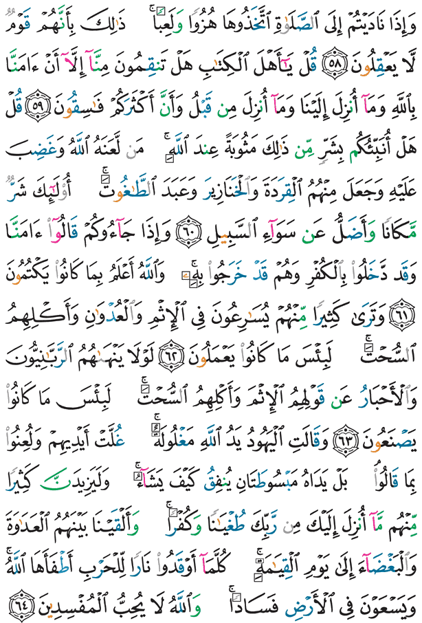 Священний Коран Сторінка 118