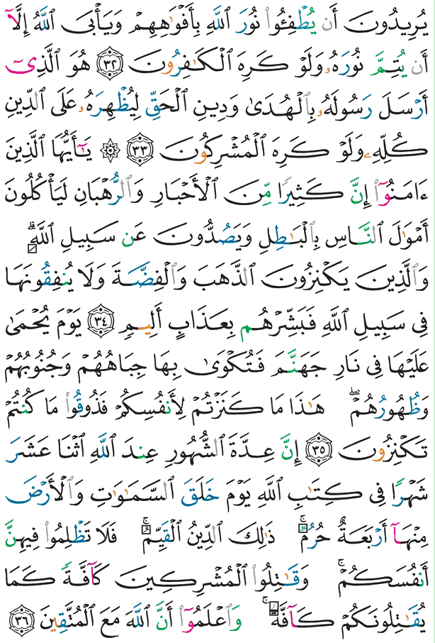 قرآن کریم صفحه 192