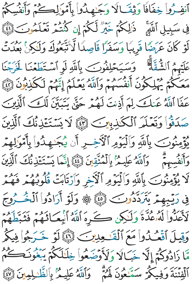 قرآن ڪريم صفحو 194